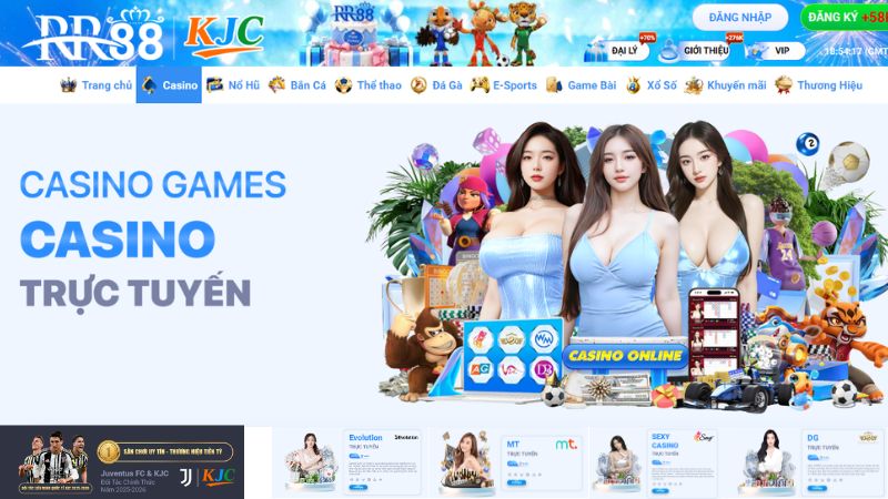 Casino RR88 – Trải Nghiệm Live Casino Người Thật Hấp Dẫn